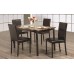 5pc Marble Top Dinette Set