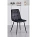 5PC White Marble Veneer Top Dining Table Set