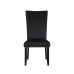 7Pc Black Marble Top Dining Table 