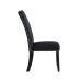 7Pc Black Marble Top Dining Table 