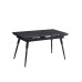  Stone Black Marble Top Dining Table Set
