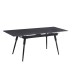  Stone Black Marble Top Dining Table Set